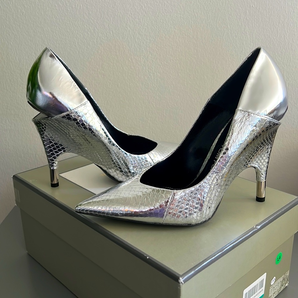 Tom Ford Heels Snake Silver EU 38.5, 39